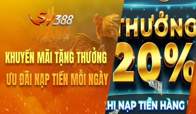 Tổng hợp top 3 khuyến mãi Sv388 hấp dẫn nhất, bỏ là tiếc